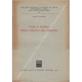 Vita e forma nella realtà del diritto