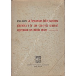 La formazione della coscienza giuridica La formazione della coscienza giuridica