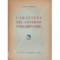 Caratteri del governo parlamentare