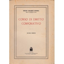 Corso di diritto corporativo