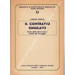 Il contratto simulato