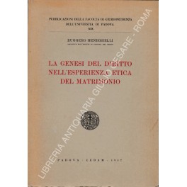 La genesi del diritto