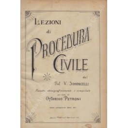 Lezioni di procedura civile