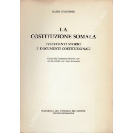 La Costituzione somala La Costituzione somala