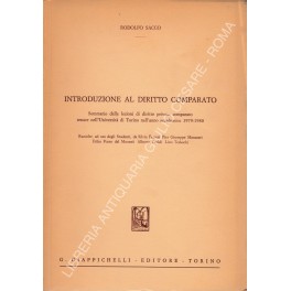 Introduzione al diritto comparato