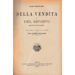 Della vendita e del riporto. (Art. 59-75)