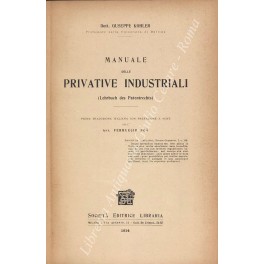 Manuale delle privative industriali Manuale delle privative industriali