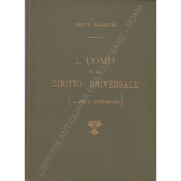 L'uomo e il diritto universale