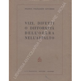 Vizi, difetti o difformità