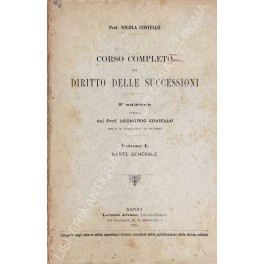 Corso completo del diritto delle successioni