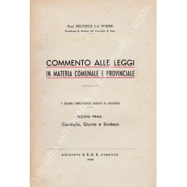 Commento alle leggi