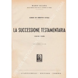 La successione testamentaria