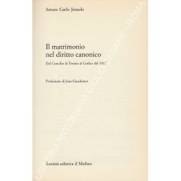 Il matrimonio nel diritto canonico