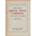 Diritto forza e violenza