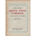 Diritto forza e violenza