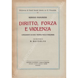 Diritto forza e violenza