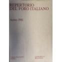 Repertorio Generale Annuale del Foro Italiano. Annata 1980
