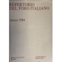 Repertorio Generale Annuale del Foro Italiano. Annata 1984