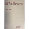 Repertorio Generale Annuale del Foro Italiano. Annata 1986