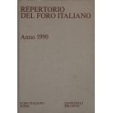 Repertorio Generale Annuale del Foro Italiano. Annata 1990