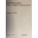 Repertorio Generale Annuale del Foro Italiano. Annata 1996