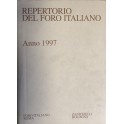 Repertorio Generale Annuale del Foro Italiano. Annata 1997