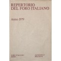 Repertorio Generale Annuale del Foro Italiano. Annata 1979