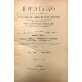 Il Foro Italiano. Annata 1904