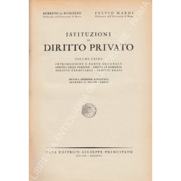 Istituzioni di diritto privato