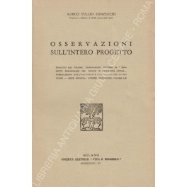 Osservazioni sull'intero progetto Osservazioni sull'intero progetto