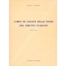 Corso di esegesi delle fonti del diritto italiano
