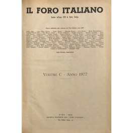 Il Foro Italiano. Annata 1977 Il Foro Italiano. Annata 1977