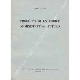 Progetto di un codice amministrativo futuro