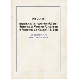 Discorsi pronunciati Discorsi pronunciati