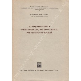 Il requisito della meritevolezza nel concordato pr