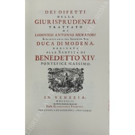 Dei difetti della Giurisprudenza 