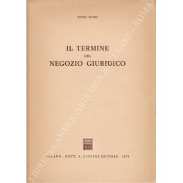 Il termine del negozio giuridico