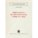 Libertà di scelta del tipo contrattuale