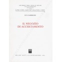 Il negozio di accertamento