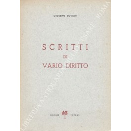 Scritti di vario diritto