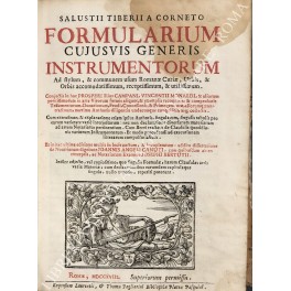 Formularium cujusvis generis instrumentorum