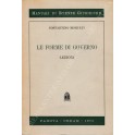 Le forme di governo. Lezioni