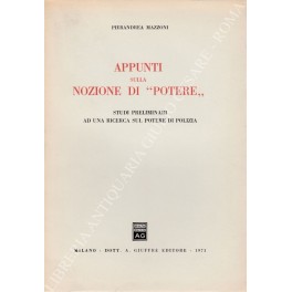 Appunti sulla nozione di "potere"