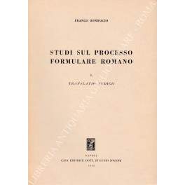 Studi sul processo formulare romano