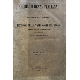 Giurisprudenza Italiana Giurisprudenza Italiana