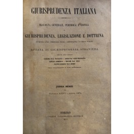 Giurisprudenza Italiana Giurisprudenza Italiana