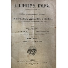 Giurisprudenza Italiana Giurisprudenza Italiana