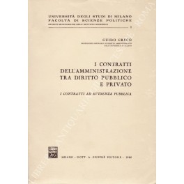 I contratti dell'amministrazione