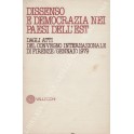 Dissenso e democrazia nei paesi dell'Est