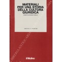 Materiali per una storia della cultura giuridica